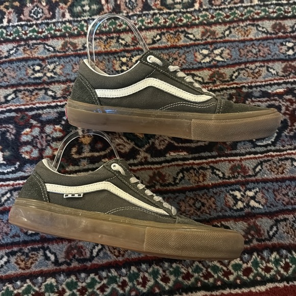Vans Skate Old Skool Forest Night/Gum Skate Shoes - Picture 3 of 7